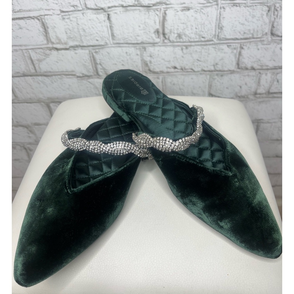 Birdies The Swan Emerald Green Woman’s Size 8.5